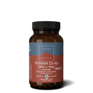 Vitamin D3 2000 IU s vitaminom K2 100 μg, kompleks - 50 kapsul