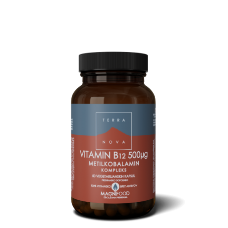 <mark>Vitamin</mark> B12 500 μg, metilkobalamin, kompleks